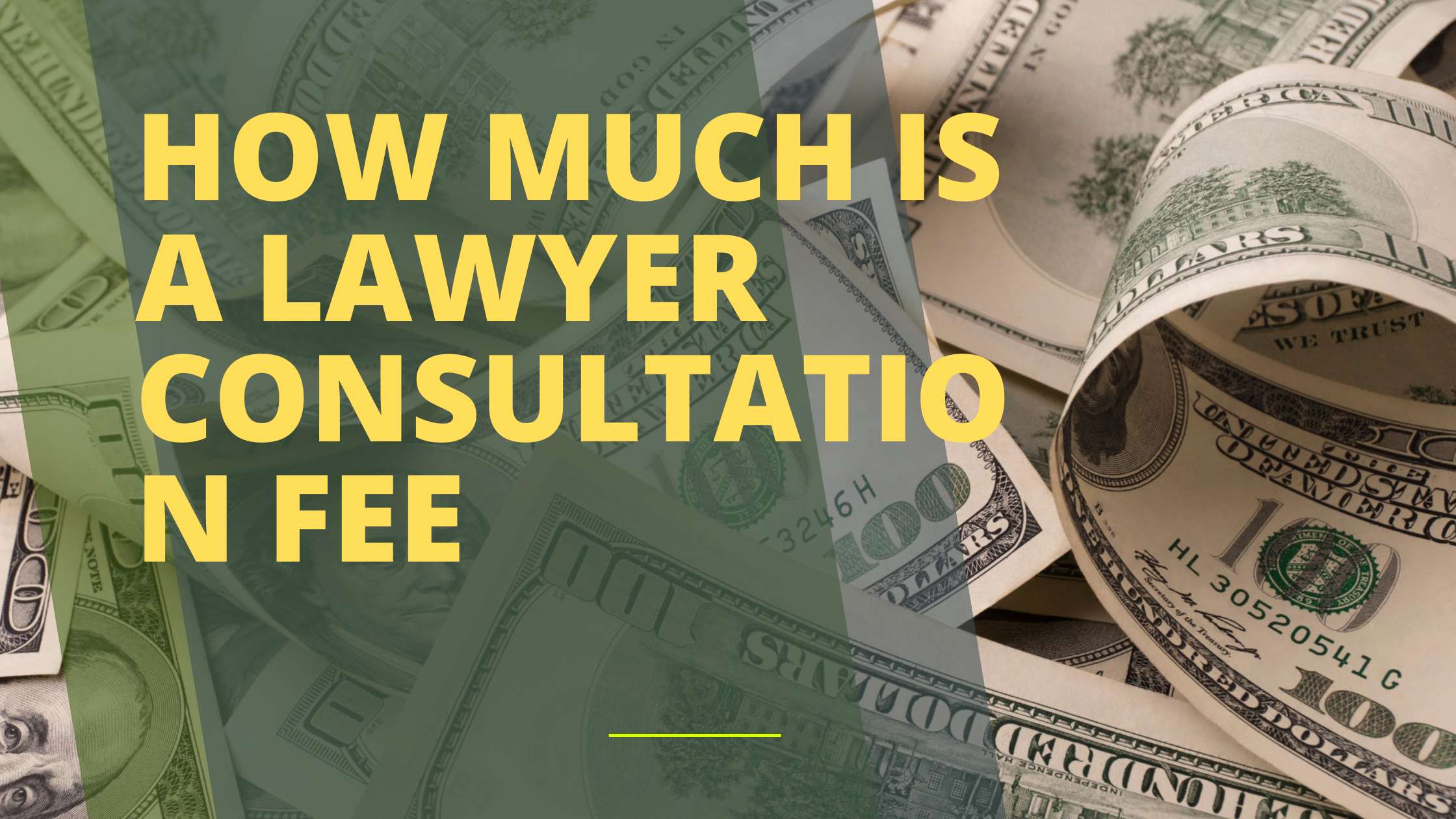 How Much is a Lawyer Consultation Fee