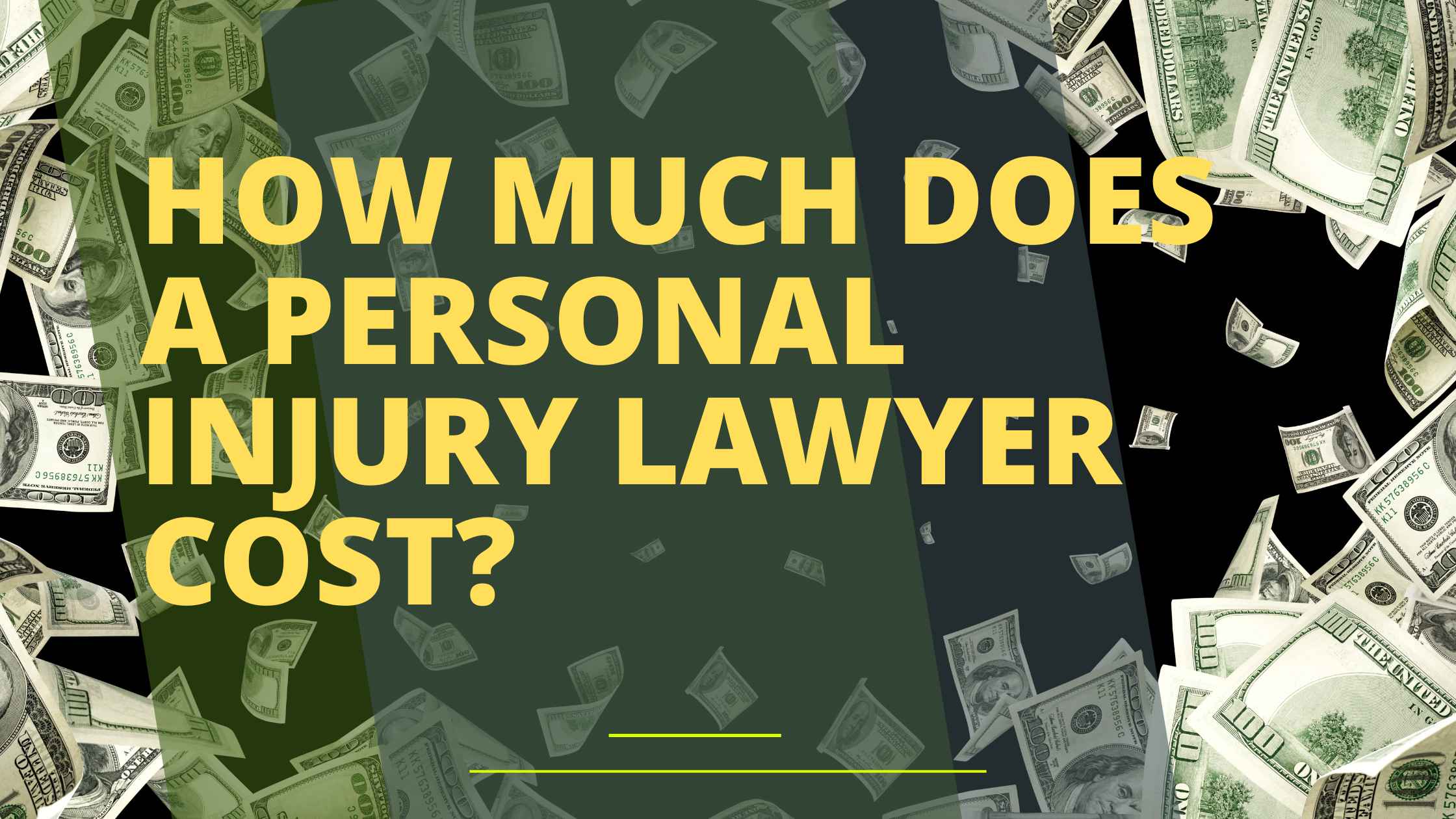 How Much Does a Personal Injury Lawyer Cost?